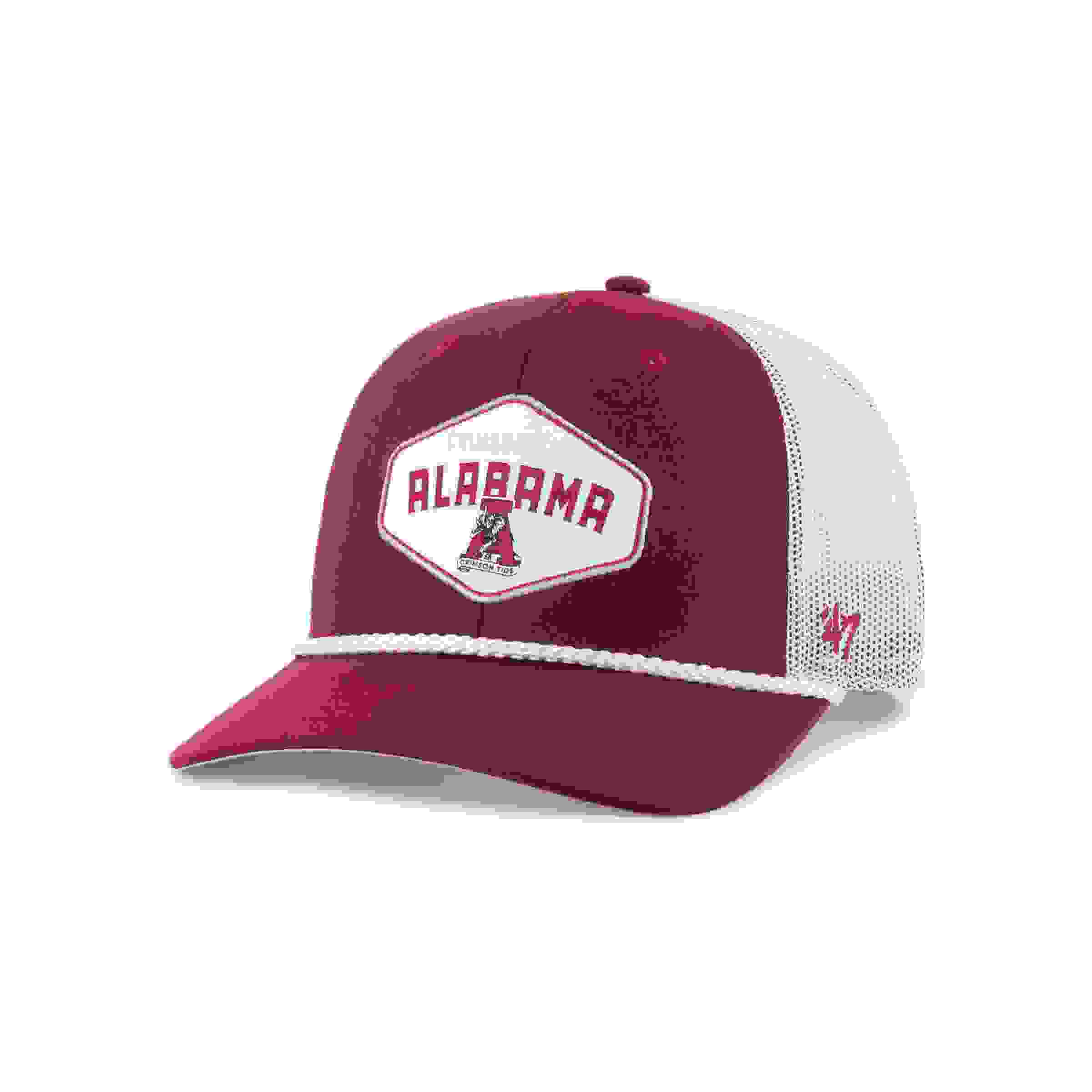 47 Alabama Crimson Tide Ace Out Red Trucker Snapback Hat